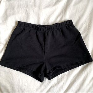 TNA Black Cozy Fleece Perfect Short